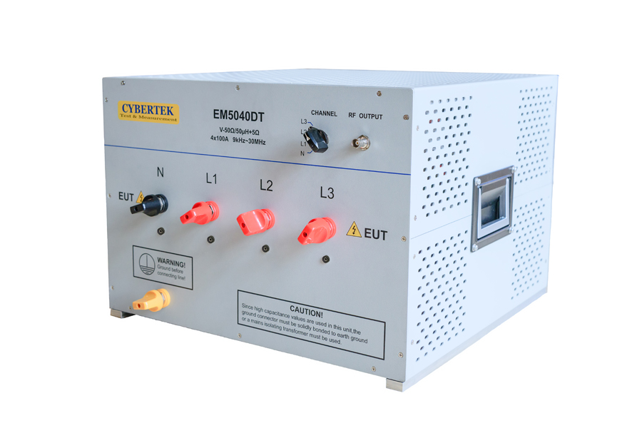 知用EM5040DT（9kHz～30MHz/100A，50uH三相）
