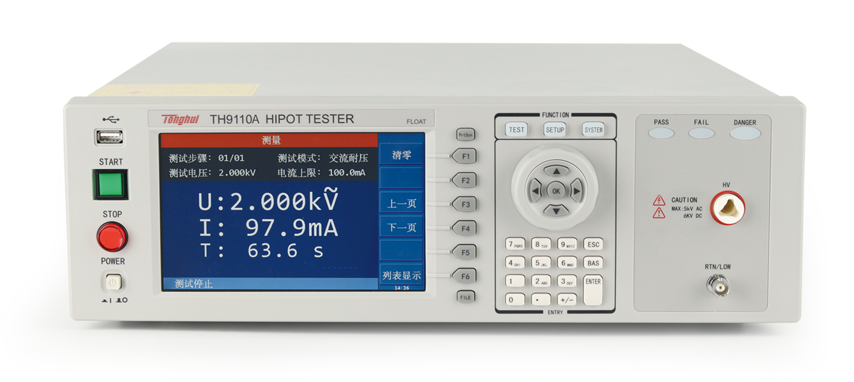 同惠 TH9110/A型AC/DC耐壓絕緣測試儀